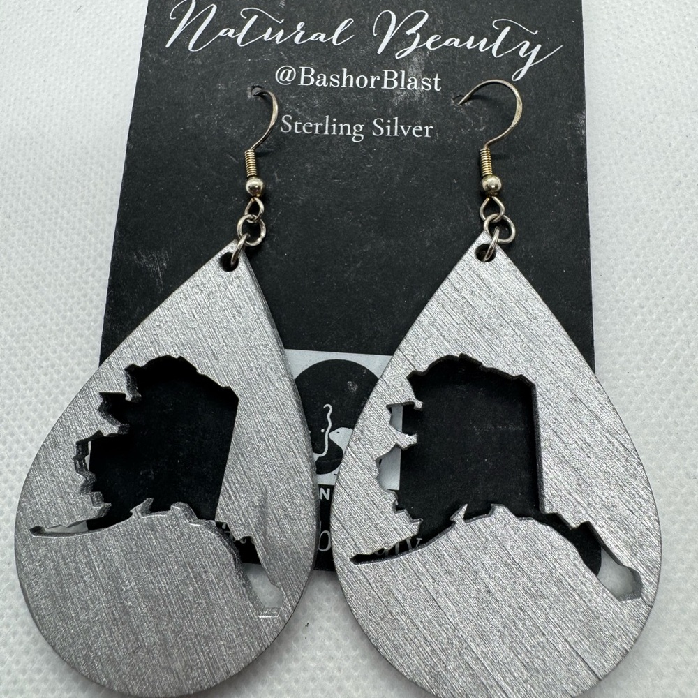 Sterling Silver Teardrop Earrings